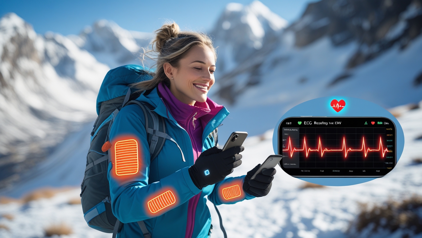 Leonardo Phoenix 10 A Woman Wearing A Heated Jacket Joyfully H 2